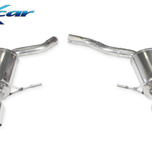 INOX CAR - POSTERIORE SILENZIATO CON USCITA 2 X DIAM. 100 RACING DX+SX PORSCHE MACAN S 3.0 TDI V6 (250CV) 2013