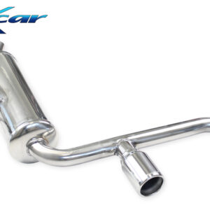 INOX CAR - POSTERIORE CON USCITA CENTRALE 2 X DIAM. 80 RENAULT MEGANE II GT 2.0 DCI (150CV) 2007