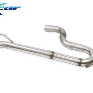 INOX CAR - POSTERIORE SENZA SILENZIATORE CON USCITA 2 X DIAM.80 RACING VOLKSWAGEN GOLF 7 GTE 1.4 TSI HYBRID (150CV) 2013