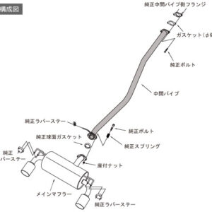 HKS "Legamax" Catback for Mitsubishi Lancer (Non-Evo) & Galant Fortis