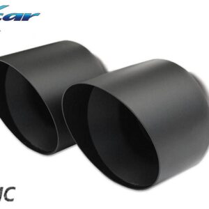 INOX CAR - POSTERIORE CON USCITA 2 X DIAM. 80 RACING BLACK CERAMIC DX+SX SUBARU IMPREZA 4WD 2.5T WRX STI 08MY (300CV) 2008