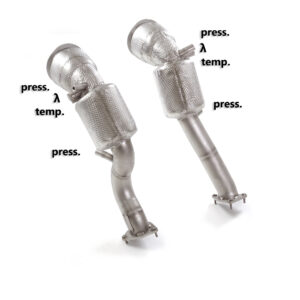 RAGAZZON - DOWNPIPE SKAT + ELIMINAZIONE FAP - PORSCHE MACAN Mk1 95B – S/GTS 2.9T (280kW) e  2.9 TURBO/ GTS (324kW)