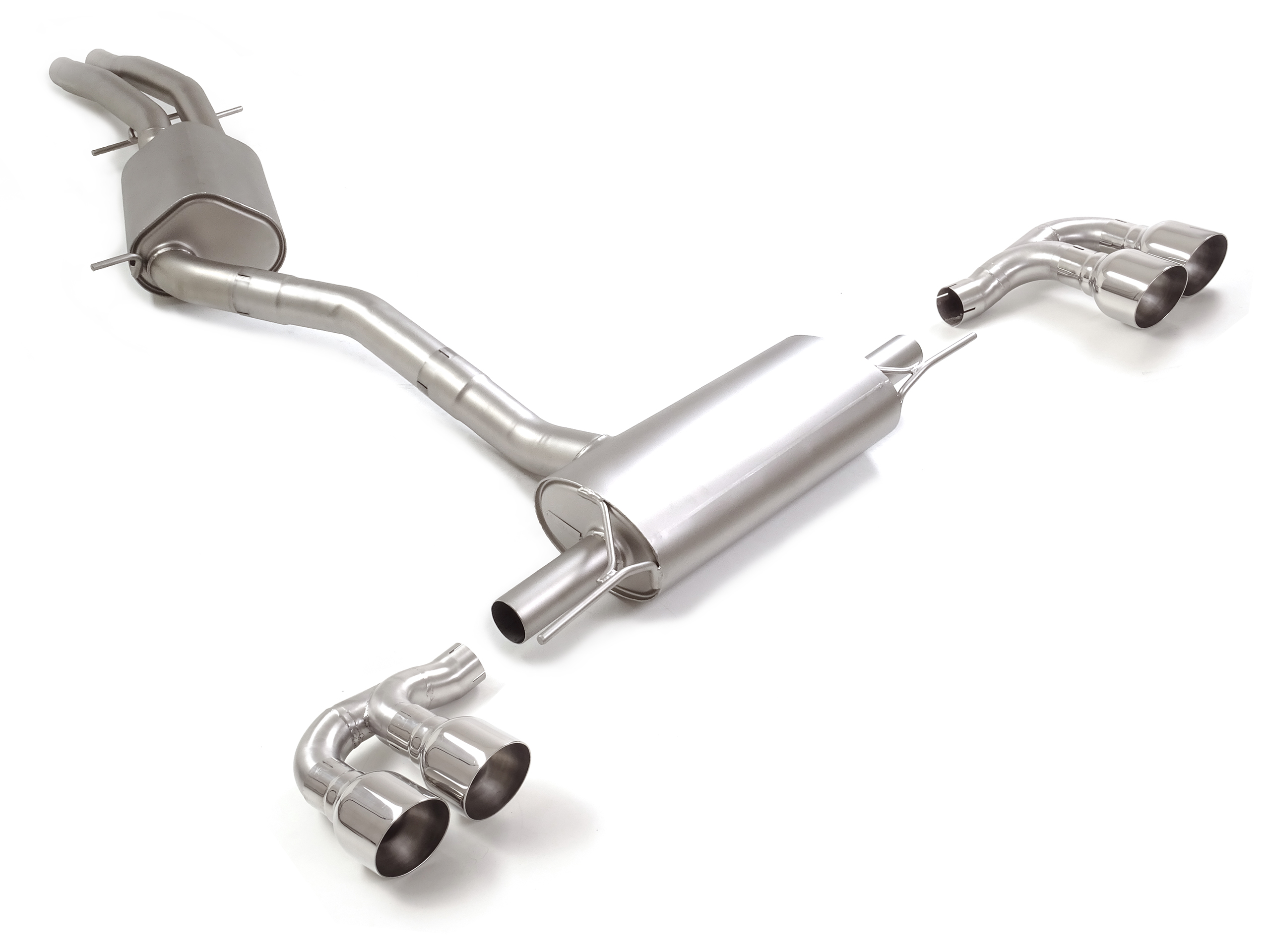 RAGAZZON - CENTRALE NON SILENZIATO + TERMINALE - PORSCHE CAYENNE Mk3 (536 - 9YA) – S 2.9T (324kW) 2019>2023