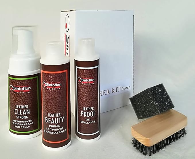 SINTOFLON - LEATHER KIT STRONG TRATTAMENTO COMPLETO PELLI