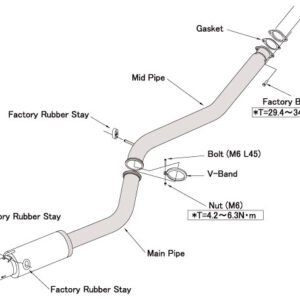HKS "Hi-Power" Catback for Toyota Supra MK4 (2JZ-GTE)