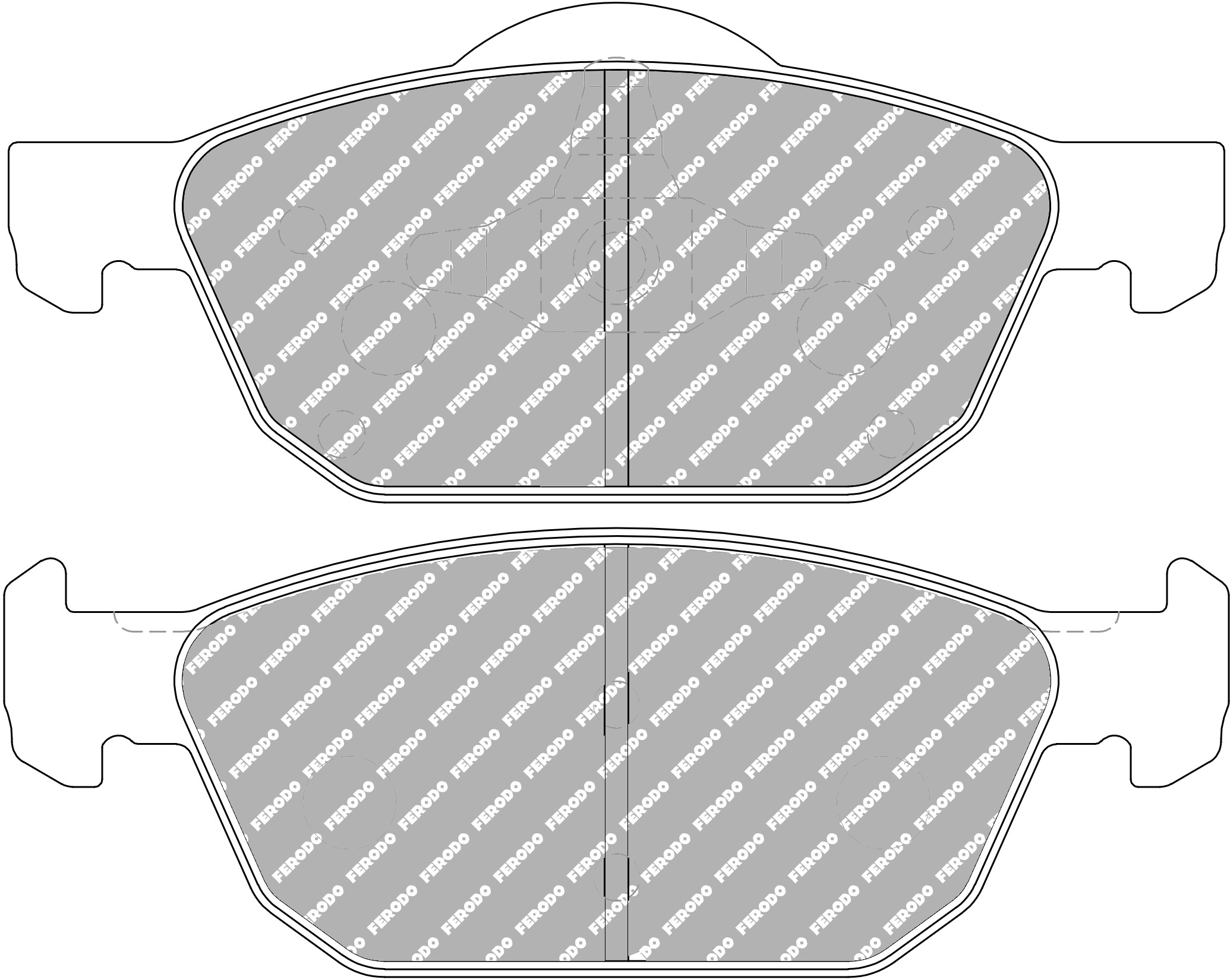 FER-FCP4868H - Ferodo DS2500 Brake Pads - immagine 4
