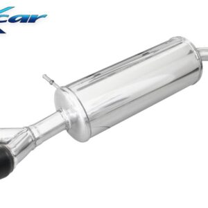 INOX CAR - POSTERIORE CON USCITA 2 X DIAM.80 RACING BLACK CERAMIC RENAULT CLIO 4 1.5 DCI (75CV-90CV) 2015