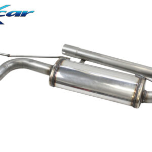 INOX CAR - POSTERIORE SILENZIATO CON USCITA 2 X DIAM.80 RACING SEAT LEON (TYPE 5F) 1.5 TSI FR (150cv) (Ponte torcente) 2018