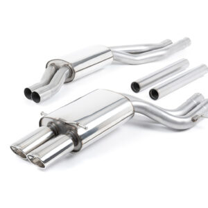 MILLTEK - SSXAU002 - Audi  RS4  B5 V6 Bi-Turbo Avant 2000>2002 / S4 2.7T quattro B5 1997>2001 Cat-back