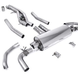 MILLTEK - SSXAU1027 - Audi  SQ7 4.0 V8 TT / SQ8 4.0 V8 Bi-Turbo (Equipped Vehicles Pre LCI) 2021>2026  Particulate Filter-back + Front Pipe-back