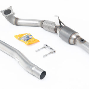 MILLTEK - SSXAU1046 - Audi  TT Mk2  TTS quattro 2008>2014  Cast Downpipe with Race Cat