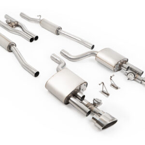 MILLTEK - SSXAU1127 - Audi  RS4  B7 4.2 V8 Saloon Avant and Cabriolet - V2 Systems 2006>2007  Cat-back