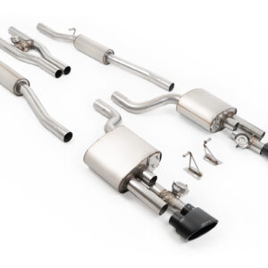 MILLTEK - SSXAU1128 - Audi  RS4  B7 4.2 V8 Saloon Avant and Cabriolet - V2 Systems 2006>2007  Cat-back