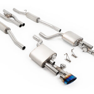 MILLTEK - SSXAU1130 - Audi  RS4  B7 4.2 V8 Saloon Avant and Cabriolet - V2 Systems 2006>2007  Cat-back