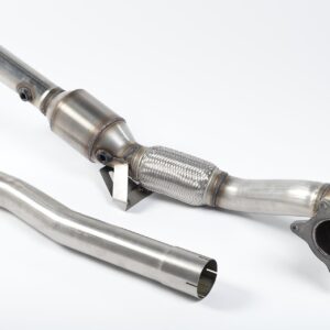 MILLTEK - SSXAU204 - Audi  TT Mk2  TTS quattro 2008>2014  Cast Downpipe with HJS High Flow Sports Cat