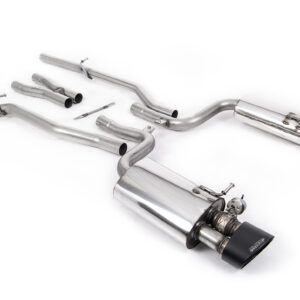 MILLTEK - SSXAU218 - Audi  RS4  B7 4.2 V8 Saloon Avant and Cabriolet - V1 & ECE Systems 2006>2008  Cat-back