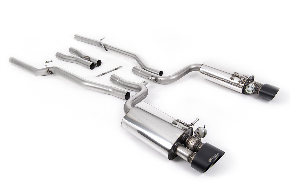MILLTEK - SSXAU218 - Audi RS4 B7 4.2 V8 Saloon Avant and Cabriolet - V1 & ECE Systems 2006>2008 Cat-back