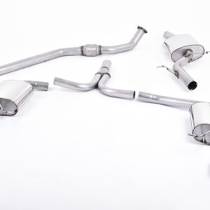 MILLTEK - SSXAU302 - Audi  A4  2.0 TFSI S line B8 (2WD and quattro Tiptronic-only) Saloon & Avant / A5 Coupè S line 2.0 TFSI 2WD and quattro S tronic Cat-back