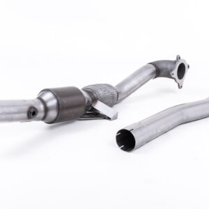 MILLTEK - SSXAU348 - Audi  TT Mk2  2.0 TFSi 2WD 2006>2011  Large Bore Downpipe and Hi-Flow Sports Cat