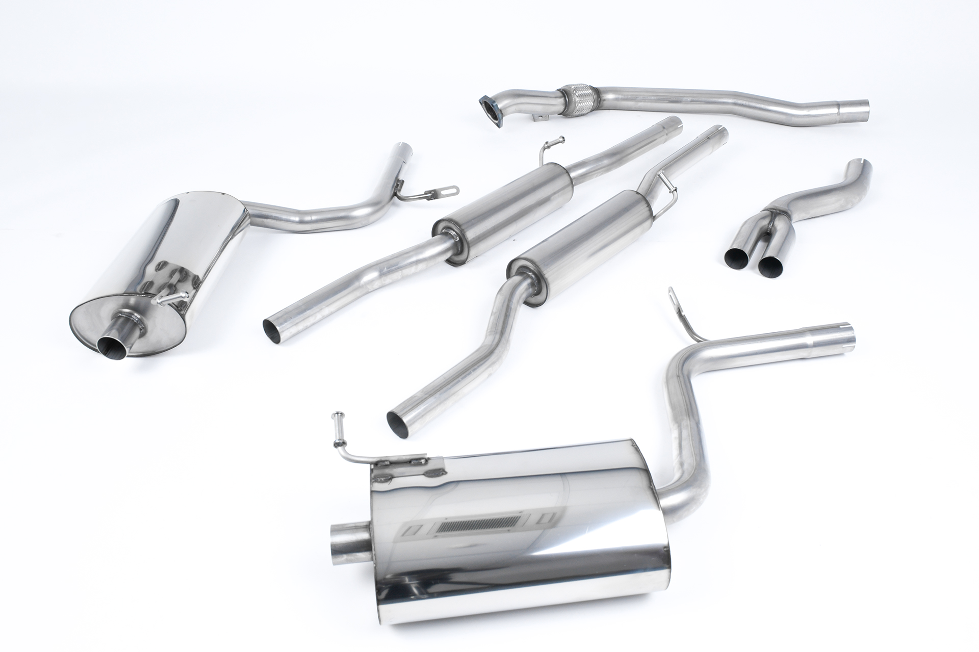 MILLTEK - SSXAU514 - Audi A4 2.0 TFSI B7 quattro and DTM 2005>2008 Cat-back