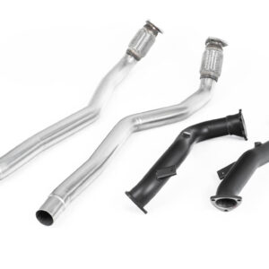 MILLTEK - SSXAU555 - Audi  S6  4.0 TFSI C7 quattro / S7 Sportback 4.0 TFSI quattro S tronic / RS6 C7 4.0 TFSI biturbo quattro / RS7 C7 Sportback 4.0 V8 TFSI biturbo 2012>2018  Large-bore Downpipes and Cat Bypass Pipes