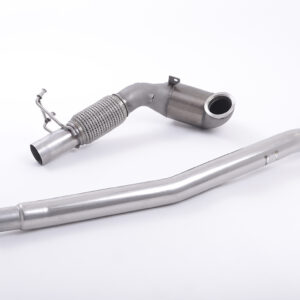 MILLTEK - SSXAU605 - Audi  TT Mk3  TTS 2.0TFSI Quattro (Non-OPF/GPF Models) 2015>2018  Cast Downpipe with Race Cat