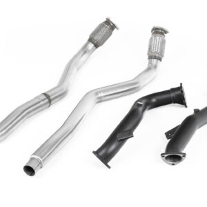 MILLTEK - SSXAU634 - Audi  S6 C7 / S7 4G8 / RS6 C7 4.0 TFSI - RS7 C7 4.0 V8 TFSI biturbo 2012>2018  Large-bore Downpipes and Cat Bypass Pipes