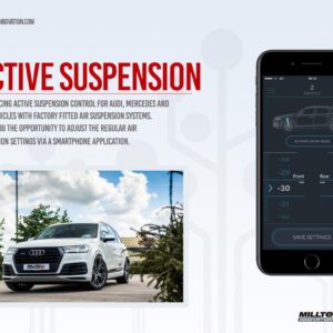MILLTEK - SSXAU669 - Audi Q7 3.0TDI (218 & 272PS) 4M 2016>2026 / SQ7  4.0 V8 TDI 2016>2020  Active Suspension Control