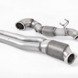 MILLTEK - SSXAU726 - Audi RS3 Saloon-Sedan 400PS (8V MQB - 8Y MQB EVO) / TT Mk3  TTRS 2.5TFSI Quattro (Non-OPF/GPF Models) 2016>2026  Large Bore Downpipe and Hi-Flow Sports Cat
