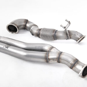 MILLTEK - SSXAU727 - Audi RS3 Saloon-Sedan 400PS (8V MQB - 8Y MQB EVO) / TT Mk3  TTRS 2.5TFSI Quattro (Non-OPF/GPF Models) 2016>2026  Large-bore Downpipe and De-cat