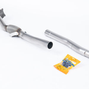 MILLTEK - SSXAU747 - Audi  TT Mk2  TTS quattro 2008>2014  Large-bore Downpipe and De-cat