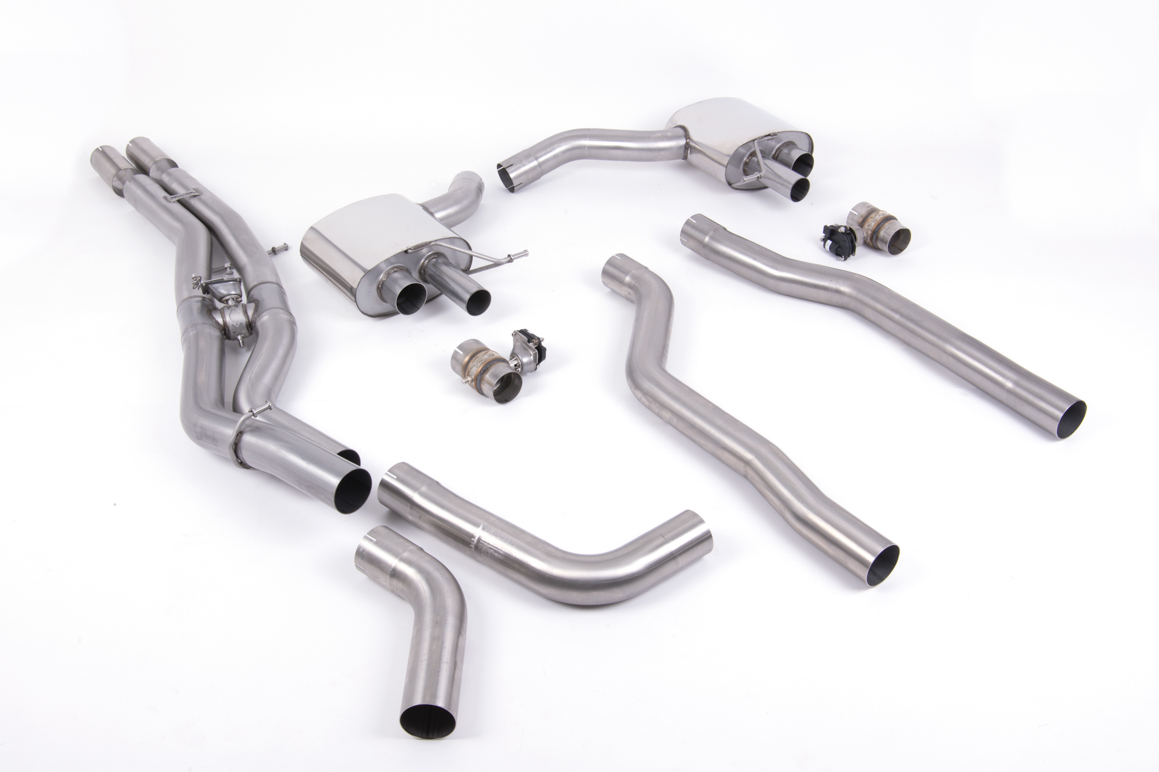 MILLTEK - SSXAU864 - Audi RS6 C8 4.0 V8 bi-turbo in Performance Edition / RS7 C8 4.0 V8 bi-turbo (OPF/GPF Models) 2019>2026 Particulate Filter-back