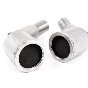 MILLTEK - SSXAU869 - Audi RS6 C8 4.0 V8 bi-turbo in Performance Edition / RS7 C8 4.0 V8 bi-turbo / S8  D5 4.0 TFSI V8 Saloon-Sedan (OPF/GPF Models) 2019>2026 Large Bore Downpipes and Hi-Flow Sports Cats