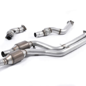 MILLTEK - SSXBM1030 - BMW  3 Series  F80 M3 & M3 Competition Saloon (Non OPF/GPF Models Only) / 4 Series F82/83 M4 Coupe/Convertible & M4 Competition Coupè (Non-OPF equipped models only) 2014>2018  Large Bore Downpipes and Hi-Flow Sports Cats
