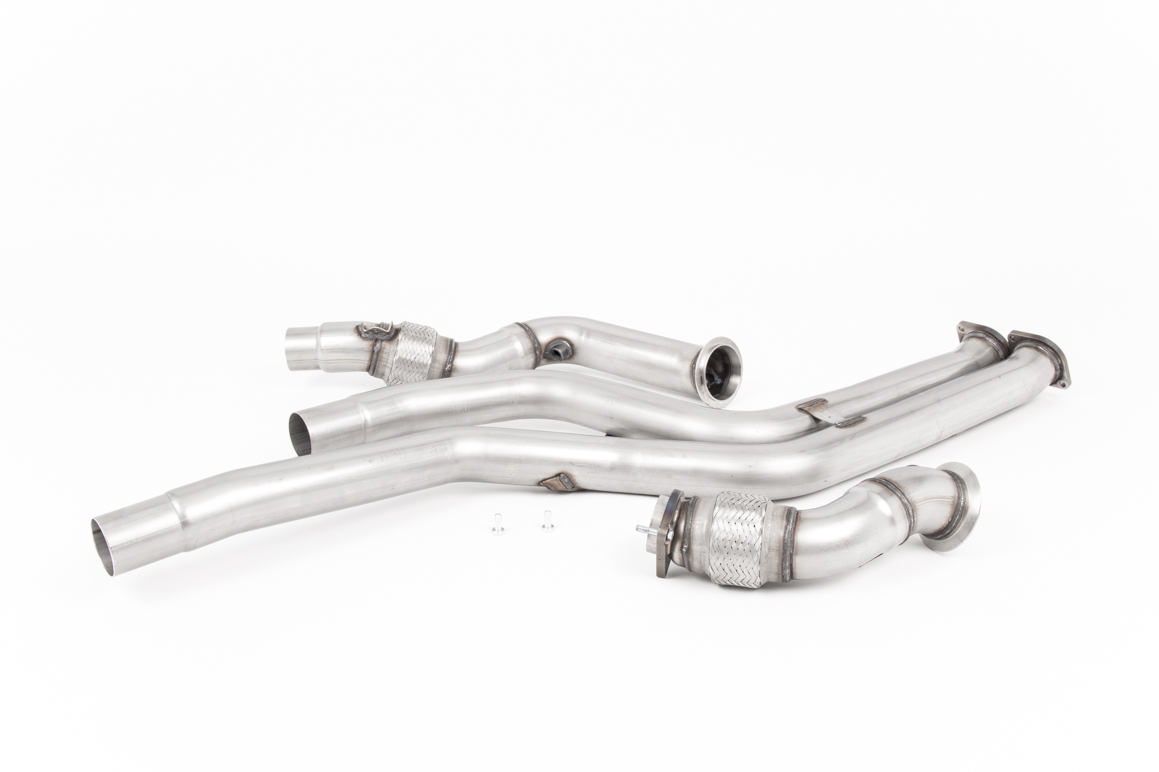 MILLTEK - SSXBM1094 - BMW 2 Series M2 Competition Coupè (F87) 2018>2026 Large-bore Downpipes and Cat Bypass Pipes