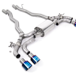MILLTEK - SSXBM1177 - BMW  5 Series  M5 & M5 Competition 4.4l Twin Turbo F90 2018>2021 Axle Back - F90 LCI (OPF/GPF Equipped Cars) 2021>2026 Particulate Filter back