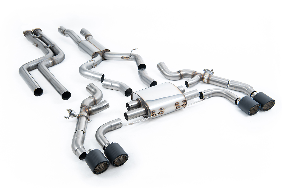 MILLTEK - SSXBM1218 - BMW X3 X3M / X3M Comp (G01) 3.0 (with OPF/GPF S58 Engine - Pre LCI only) 2019>2021 Downpipe-back