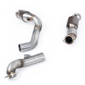 MILLTEK - SSXBM1235 - BMW  2 Series  M2 Coupe G87 S58 - 3/4 Series G80/G81-G82/G83 M3/M4 & M3/M4 Competition S58 3.0 Turbo (OPF/GPF Equipped Cars Only) 2020>2026  Large Bore Downpipe and Hi-Flow Sports Cat