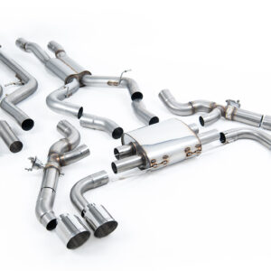 MILLTEK - SSXBM1255 - BMW  X3  X3M / X3M Comp (G01) - X4 X4M / X4M Comp (G02) 3.0 (with OPF/GPF S58 Engine - LCI only) 2022>2026  Downpipe-back