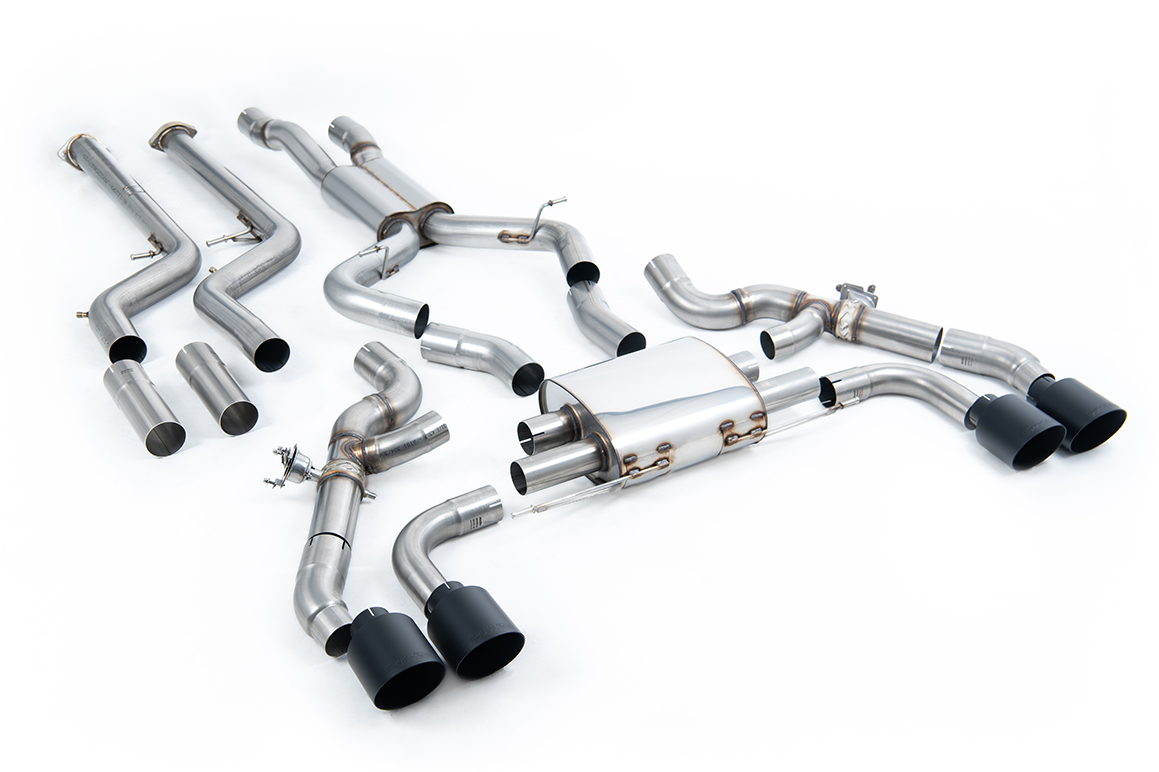 MILLTEK - SSXBM1256 - BMW X3 X3M / X3M Comp (G01) - X4 X4M / X4M Comp (G02) 3.0 (with OPF/GPF S58 Engine - LCI only) 2022>2026 Downpipe-back