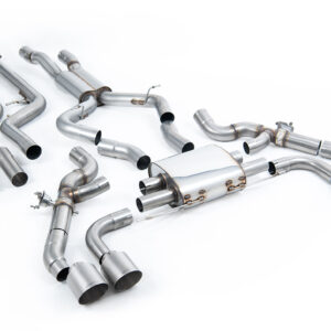 MILLTEK - SSXBM1257 - BMW  X3  X3M / X3M Comp (G01) - X4 X4M / X4M Comp (G02) 3.0 (with OPF/GPF S58 Engine - LCI only) 2022>2026  Downpipe-back