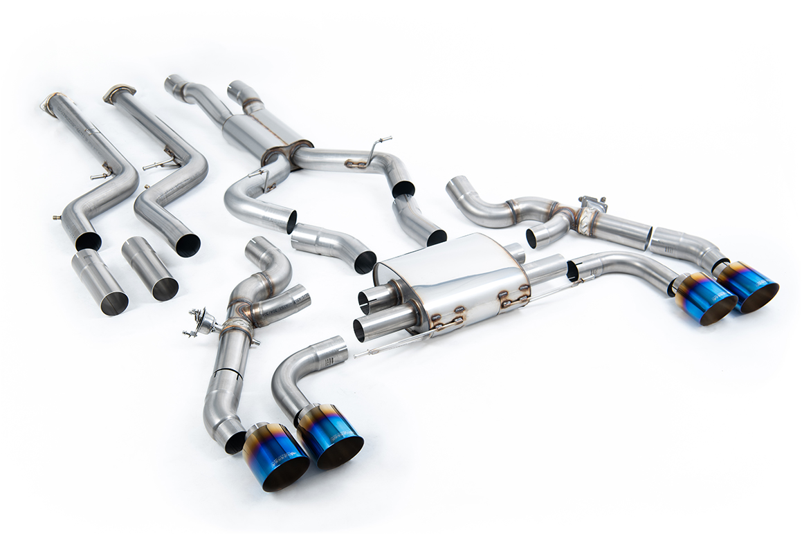 MILLTEK - SSXBM1258 - BMW X3 X3M / X3M Comp (G01) - X4 X4M / X4M Comp (G02) 3.0 (with OPF/GPF S58 Engine - LCI only) 2022>2026 Downpipe-back