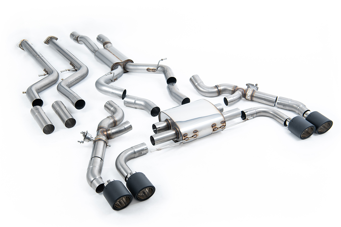 MILLTEK - SSXBM1259 - BMW X3 X3M / X3M Comp (G01) - X4 X4M / X4M Comp (G02) 3.0 (with OPF/GPF S58 Engine - LCI only) 2022>2026 Downpipe-back
