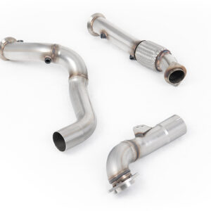 MILLTEK - SSXBM1271 - BMW  2 Series  M2 Coupe G87 S58 / 3-4 Series G80/G81-G82/G83 M3-M4 & M3-M4 Competition S58 3.0 Turbo (OPF/GPF Models) 2020>2026  Large-bore Downpipe and De-cat