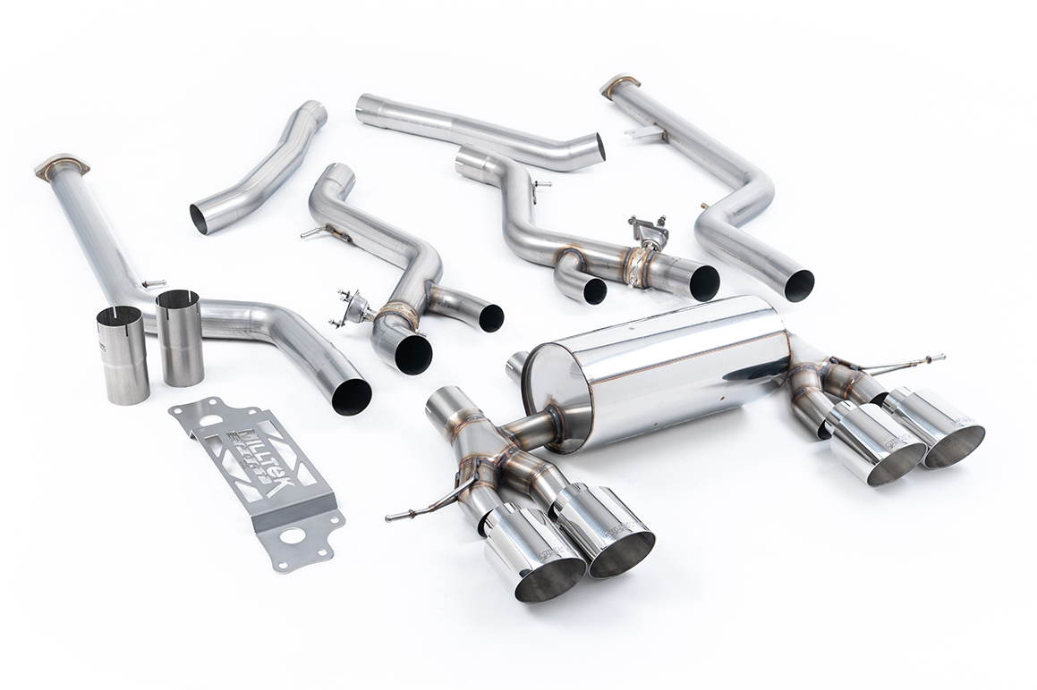 MILLTEK - SSXBM1291 - BMW 2 Series M2 Coupe (G87 S58 OPF/GPF Models) 2023>2026 Cat-back