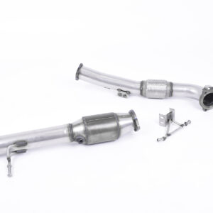 MILLTEK - SSXFD067 - Ford  Focus  MK2 RS 2.5T 305PS 2009>2010  Large Bore Downpipe and Hi-Flow Sports Cat