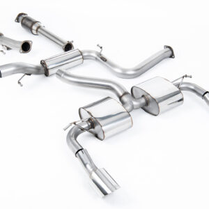 MILLTEK - SSXFD071 - Ford  Focus  MK2 RS 2.5T 305PS 2009>2010  Turbo-back including Hi-Flow Sports Cat