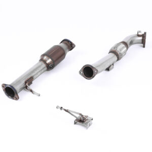 MILLTEK - SSXFD082 - Ford  Focus  MK2 RS 2.5T 305PS 2009>2010  Large Bore Downpipe and Hi-Flow Sports Cat