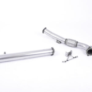 MILLTEK - SSXFD086 - Ford  Focus  MK2 RS 2.5T 305PS 2009>2010  Large-bore Downpipe and De-cat