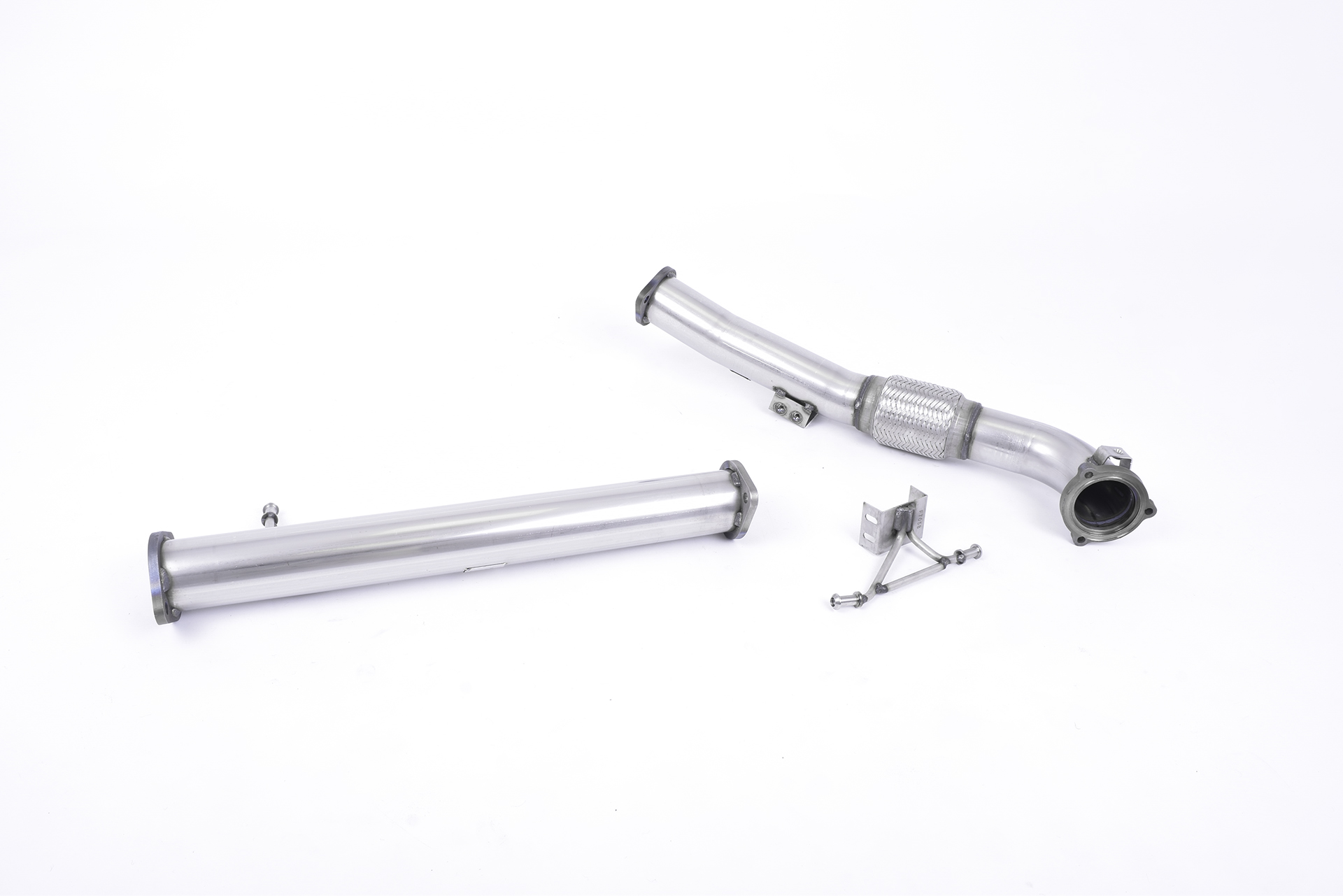 MILLTEK - SSXFD086 - Ford Focus MK2 RS 2.5T 305PS 2009>2010 Large-bore Downpipe and De-cat